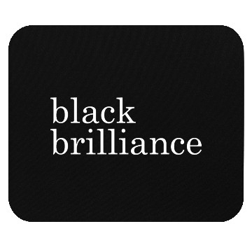 Discover Black Brilliance Funny Apparel Mouse Pads