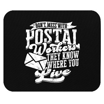 Discover Mail Men Mail Carrier Postal Worker Postman Mouse Pads