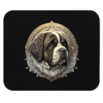 Discover Saint Bernard Dog Mouse Pads