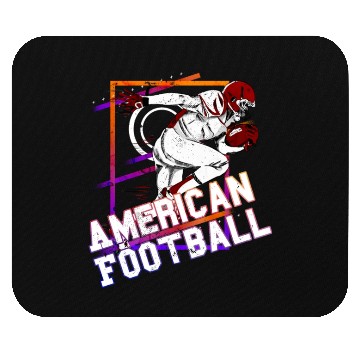 Discover American Football Player Vintage Retro USA Sport Mouse Pads