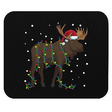 Discover Moose Christmas Scandinavia Animal Mouse Pads