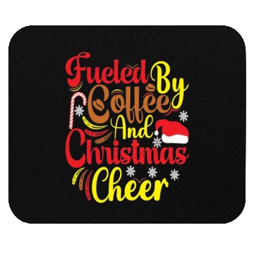 Discover Fueled by coffee and Christmas cheer Mouse Pads