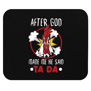 Discover Chicken Farmer Gift Funny Chickens Country Farm Mouse Pads