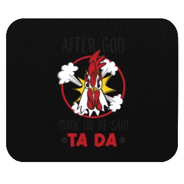 Discover Chicken Farmer Gift Funny Chickens Country Farm Mouse Pads