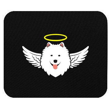 Discover Angel dog Mouse Pads