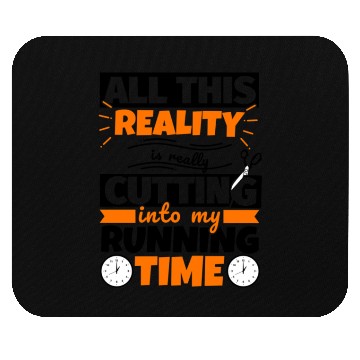 Discover Running Funny Saying Hob Mouse Pads