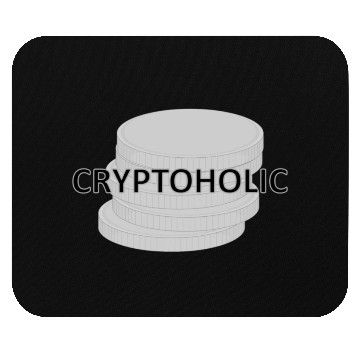 Discover Cryptoholic COIN GREY Mouse Pads