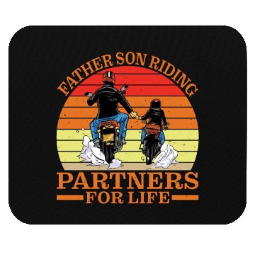 Discover Father Son, Riding Partners For Life 4 Mouse Pads