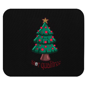 Discover Christmas tree-star qualitree Mouse Pads