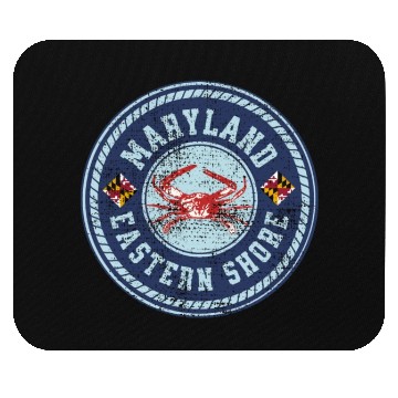 Discover Maryland Blue Crab Eastern Shore Softshell Crabs Mouse Pads