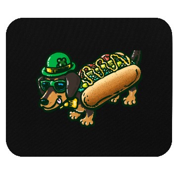 Discover St Patrick's Day Chicago Dog Mouse Pads