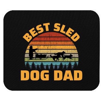 Discover Husky Sledding Sled Dog Racing Alaskan Racers Mouse Pads