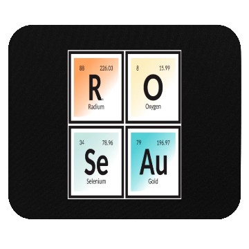 Discover Roseau | Periodic Table of Elements Mouse Pads
