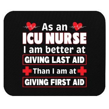 Discover Funny ICU Nurse Mouse Pads