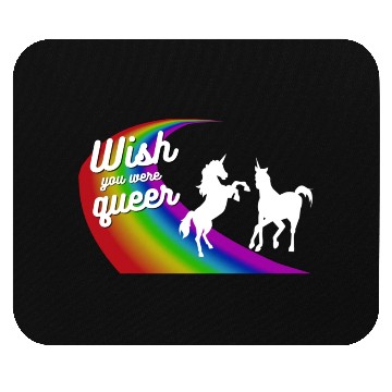 Discover Wish You Were Queer Mouse Pads