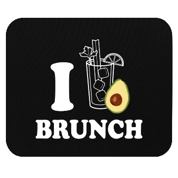 Discover i love avocado brunch Mouse Pads