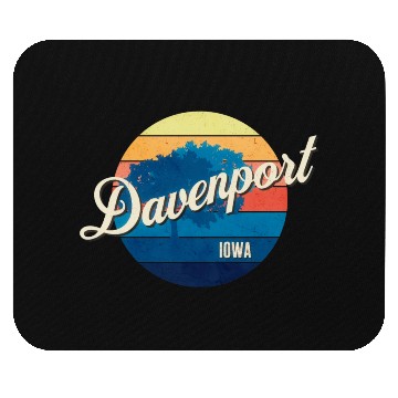 Discover Davenport - Iowa Mouse Pads