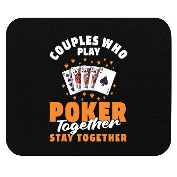 Discover Poker Couple Mouse Pads