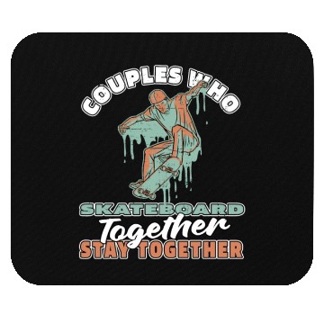 Discover Skateboard Skater Couple Mouse Pads