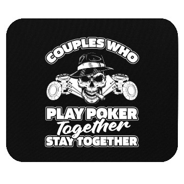 Discover Poker Couple Mouse Pads