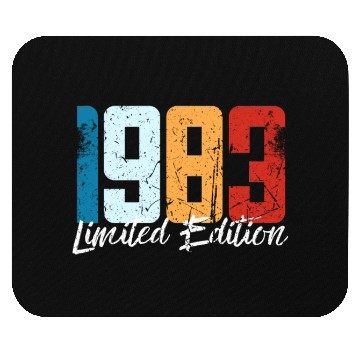 Discover 40 Years Vintage 1983 Retro 40th Birthday Mouse Pads