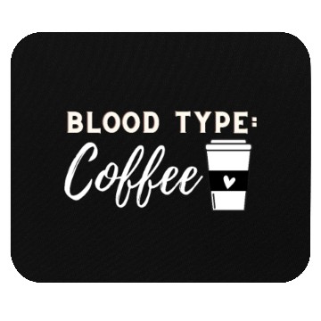 Discover Blood Type Coffee Mouse Pads