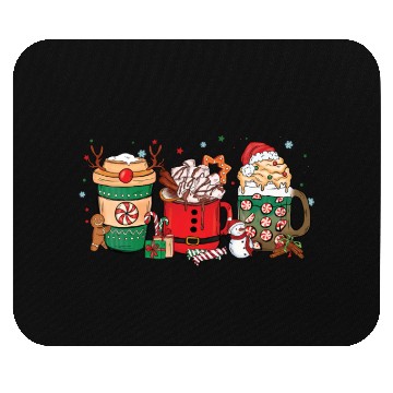 Discover Christmas Hot Chocolate Cup Mouse Pads