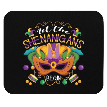 Discover Mask Shenanigans Festival Parade Beads Mardi Gras Mouse Pads