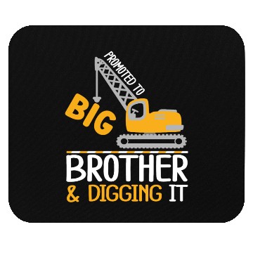 Discover Promoted to Big Brother and Digging It Crane Mouse Pads