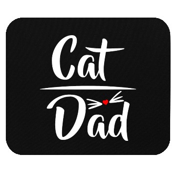Discover Cat Dad Mouse Pads