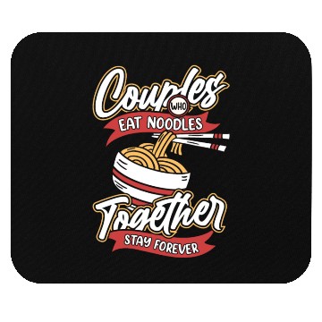 Discover Noodles Couple Mouse Pads