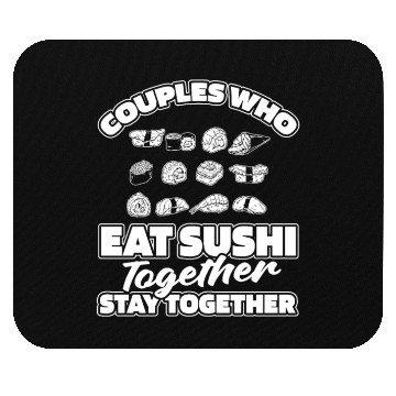 Discover Sushi Couple Mouse Pads