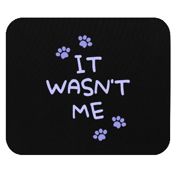 Discover It Wasn't Me Mouse Pads