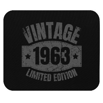 Discover 60 Years Vintage 1963 Retro 60th Birthday Mouse Pads