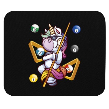 Discover Unicorn Billiard Cue Ball Sports Mouse Pads