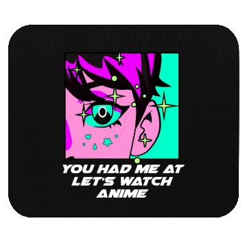 Discover Had Me at Lets Watch Anime Couples Japanese Lovers Mouse Pads