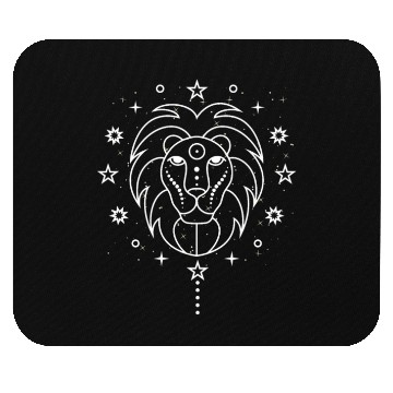 Discover Lion Horoscope Zodiac Sign Astrology Mouse Pads