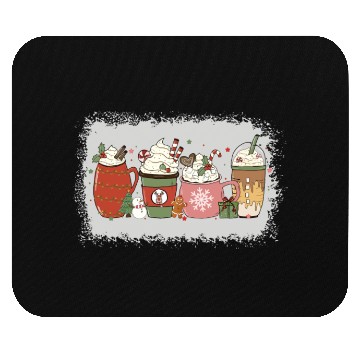 Discover Christmas Hot Chocolate Peppermint Mocha Mouse Pads