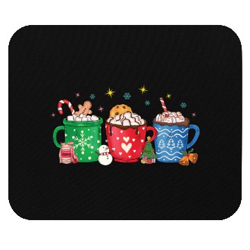 Discover Christmas Hot Chocolate Cup Mouse Pads