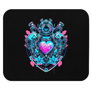 Discover Cyborg Heart Mouse Pads