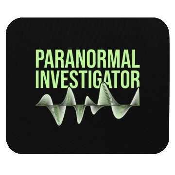 Discover Ghost Hunting Paranormal Investigator Mouse Pads