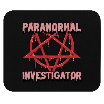 Discover Ghost Hunting Paranormal Investigator Mouse Pads