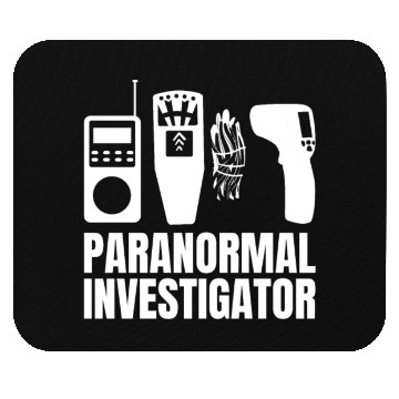 Discover Ghost Hunting Paranormal Investigator Mouse Pads