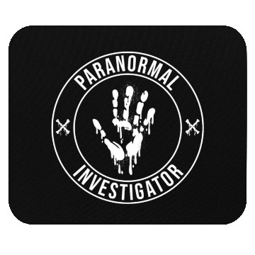 Discover Ghost Hunting Paranormal Investigator Mouse Pads
