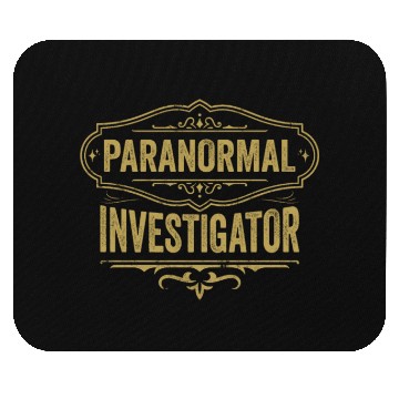 Discover Ghost Hunting Paranormal Investigator Mouse Pads