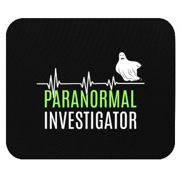 Discover Ghost Hunting Paranormal Investigator Mouse Pads