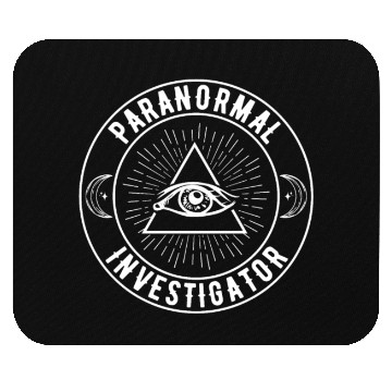 Discover Ghost Hunting Paranormal Investigator Mouse Pads
