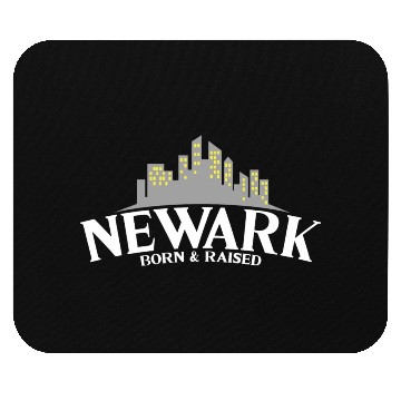 Discover Born & Raised Usa New Jersey Newark Mouse Pads