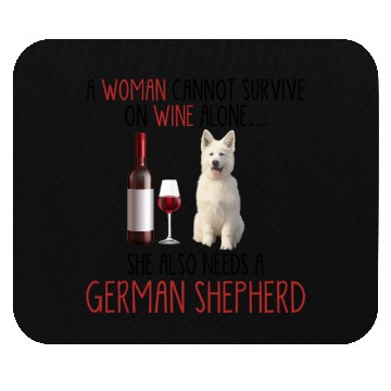 Discover She Also Needs German Shepherd 3 Mouse Pads