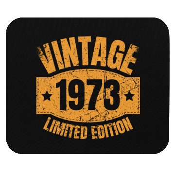 Discover 50 Years Vintage 1973 Retro 50th Birthday Mouse Pads